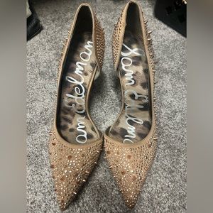Spike nude heels